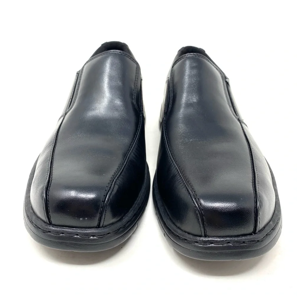 Dunham Men’s Blair Black Leather Slip On EXTRA WIDE